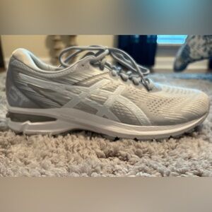 Asics Light Gray Athletic Sneakers